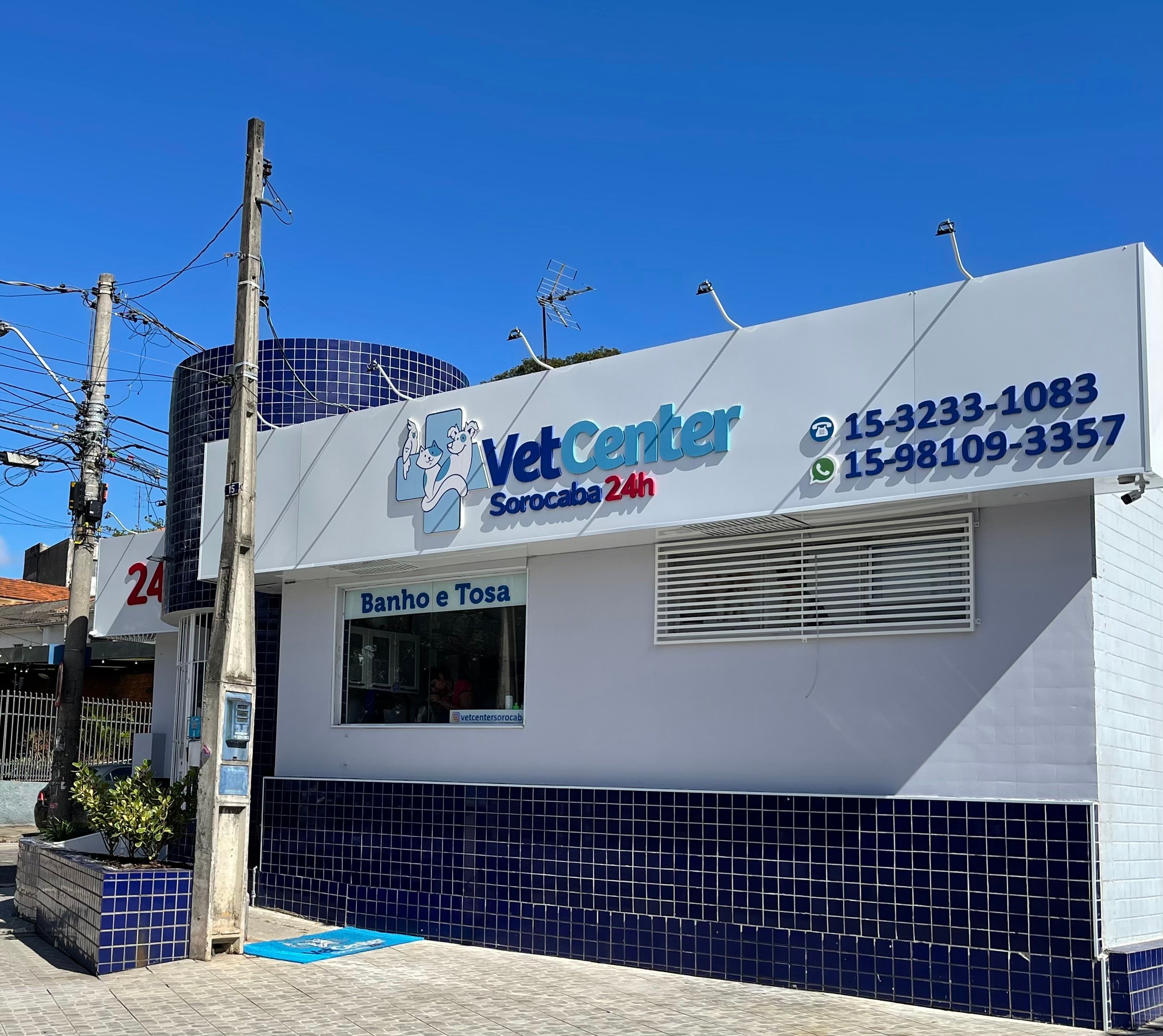 Fachada do Vet Center Sorocaba 24h